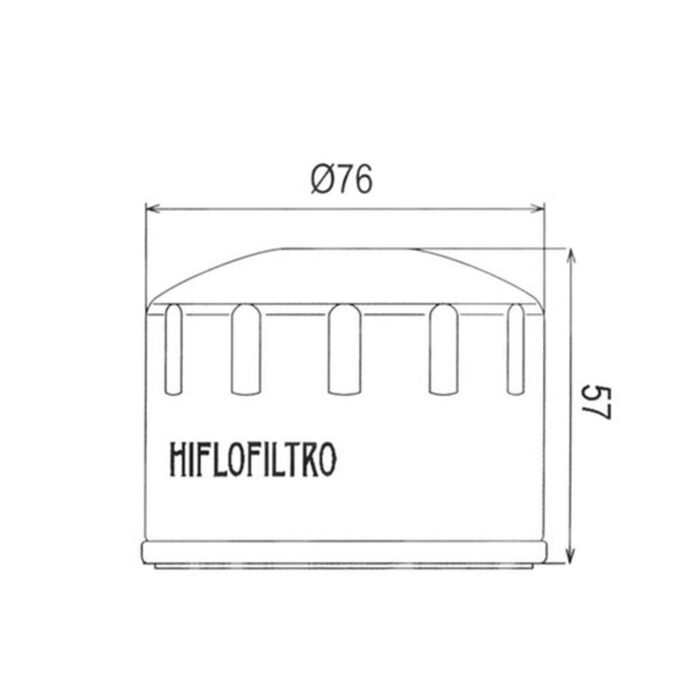 Filter ulja HF165 Hiflo - Slika 2