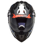 Kaciga LS2 Enduro MX701 EXPLORER EXTEND CARBON crveno crna - Slika 4