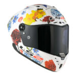 Kaciga LS2 Full Face FF805 THUNDER GP AERO CARBON FLOWERS bela - Slika 7