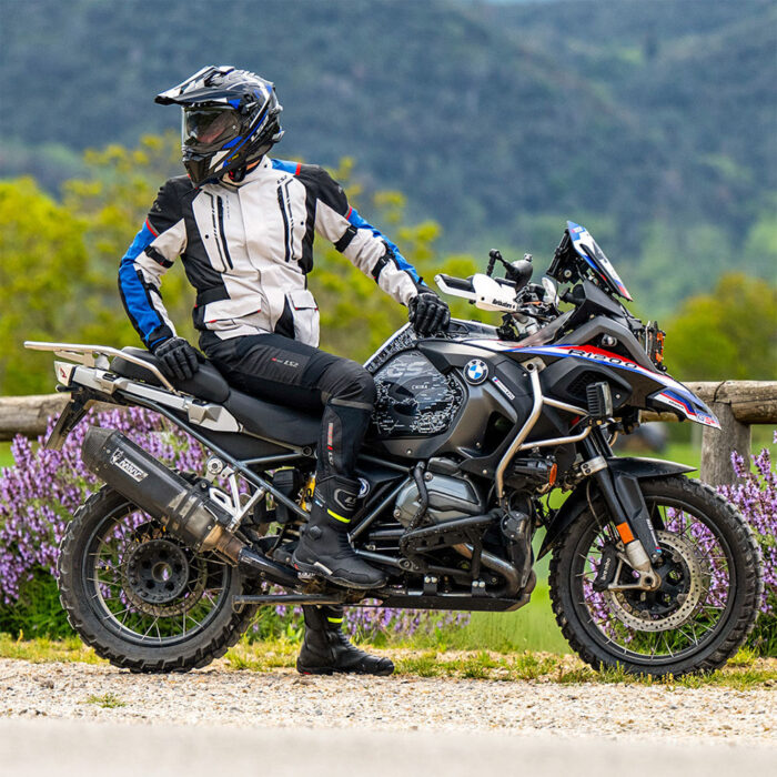 Pantalone LS2 COMO AIR muške crno tamno sive - Slika 8