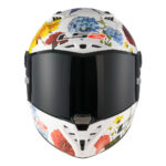 Kaciga LS2 Full Face FF805 THUNDER GP AERO CARBON FLOWERS bela - Slika 8