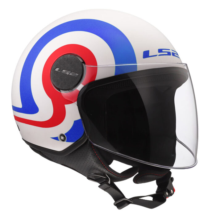 Kaciga LS2 Jet OF558 SPHERE LUX II URBY belo plavo crvena - Slika 7