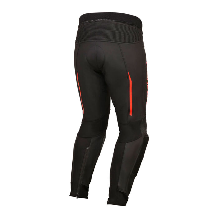 Pantalone kožne VALYANT crno crvene MODEKA - Slika 2