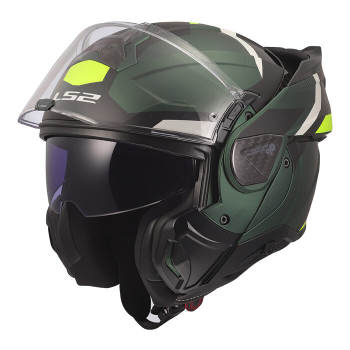 Kaciga LS2 Flip Up FF910 ADVANT II TRIPLE OLIVE - Slika 7