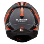 Kaciga LS2 Full Face FF353 RAPID II FLITZ narandžasto siva - Slika 4