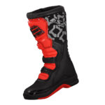 Motocross čizme LS2 RAPTOR muške crno crvene - Slika 6