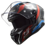 Kaciga LS2 Full Face FF805 THUNDER CARBON SUPRA crveno plava - Slika 5
