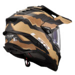 Kaciga LS2 Enduro MX701 EXPLORER CARBON TRICK braon zlatna - Slika 5