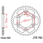 Lančanik zadnji JT JTR461-51 (420) 51 zub - Slika 8