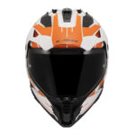 Kaciga LS2 Enduro MX702 PIONEER II NAMIB belo narandžasta - Slika 4