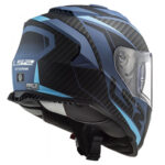 Kaciga LS2 Full Face FF800 STORM II RACER mat crno plava sa naočarima - Slika 2