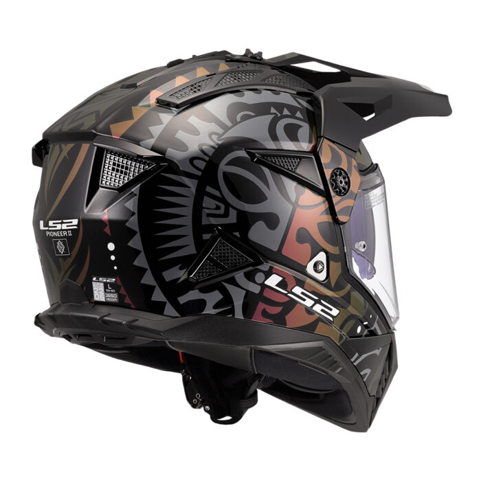 Kaciga LS2 Enduro MX702 PIONEER II RANGI crna - Slika 5