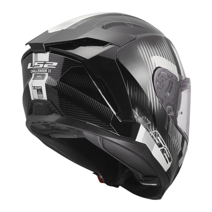 Kaciga LS2 Full Face FF817 CHALLENGER II NITRO crno siva - Slika 5