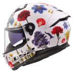 Kaciga LS2 Full Face FF808 STREAM II FLOWERS bela sa naočarima - Slika 2