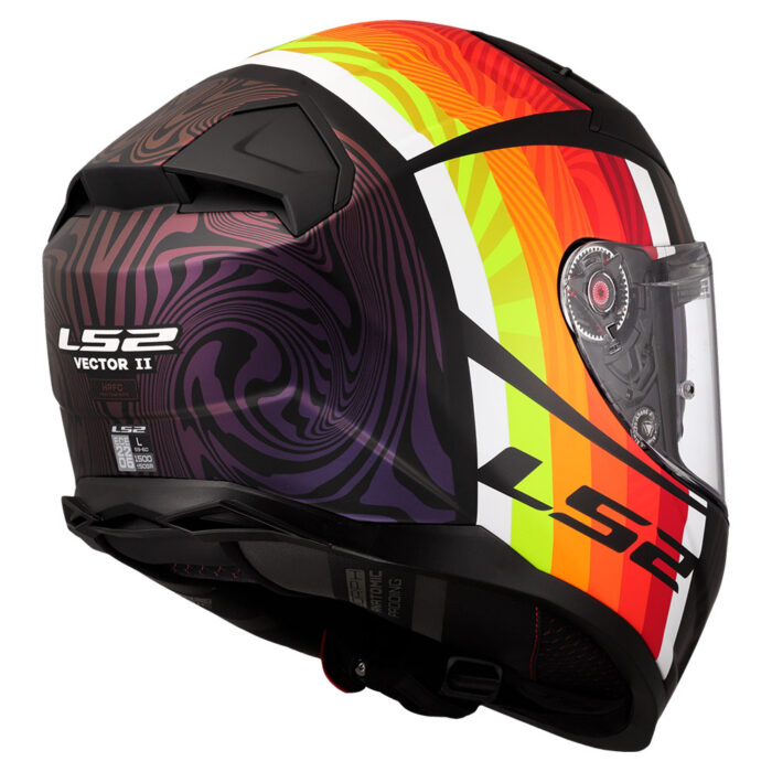 Kaciga LS2 Full Face FF811 VECTOR II FREEDOM crno šarena - Slika 5
