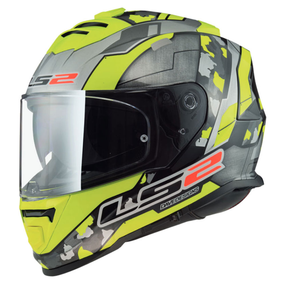 b0f33ae1-f6b6-4f8c-91c1-9d5a4433d588.jpg Kaciga LS2 Full Face FF800 STORM II CYBORG mat žuto siva sa naočarima - Slika 1