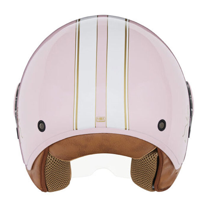 Kaciga NOX Jet 210 pastelno roza - Slika 4