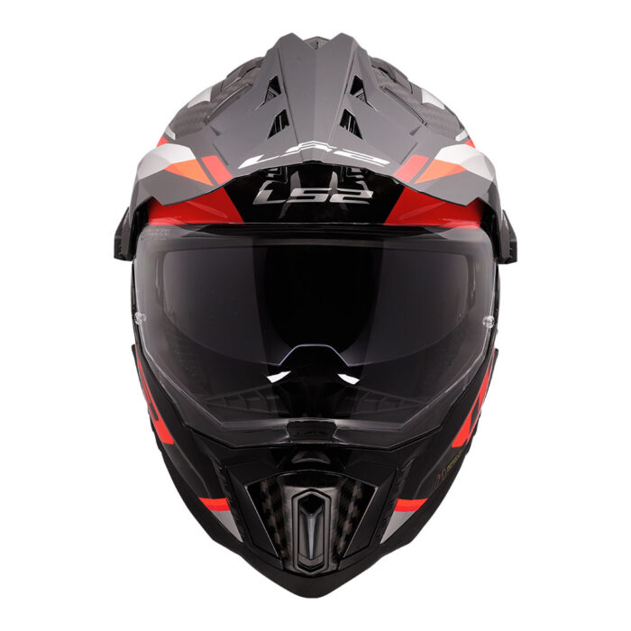Kaciga LS2 Enduro MX701 EXPLORER CARBON FRONTIER II narandžasta - Slika 8