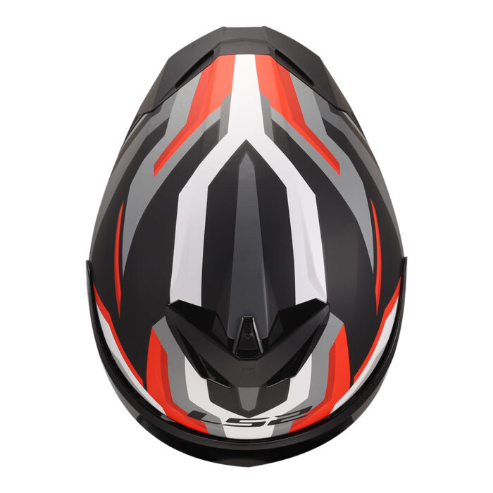 Kaciga LS2 Full Face FF820 RAPID III HYPER crno crvena - Slika 6