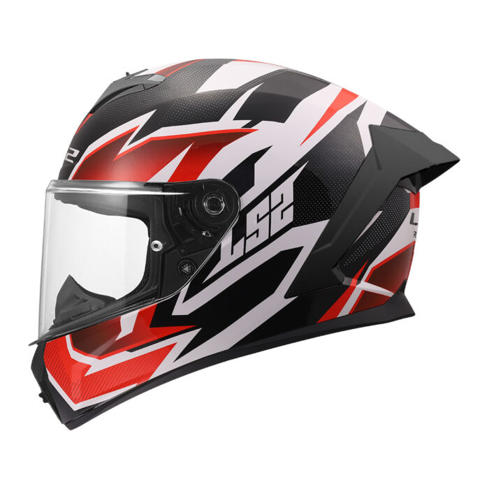 Kaciga LS2 Full Face FF820 RAPID III XTREM belo crno crvena - Slika 2