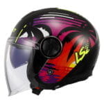 Kaciga LS2 Jet OF620 CLASSY PALM mat crna sa naočarima - Slika 2
