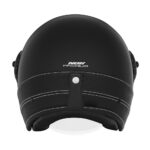 Kaciga NOX HERITAGE PREMIUM crna sa crnom kožom - Slika 2