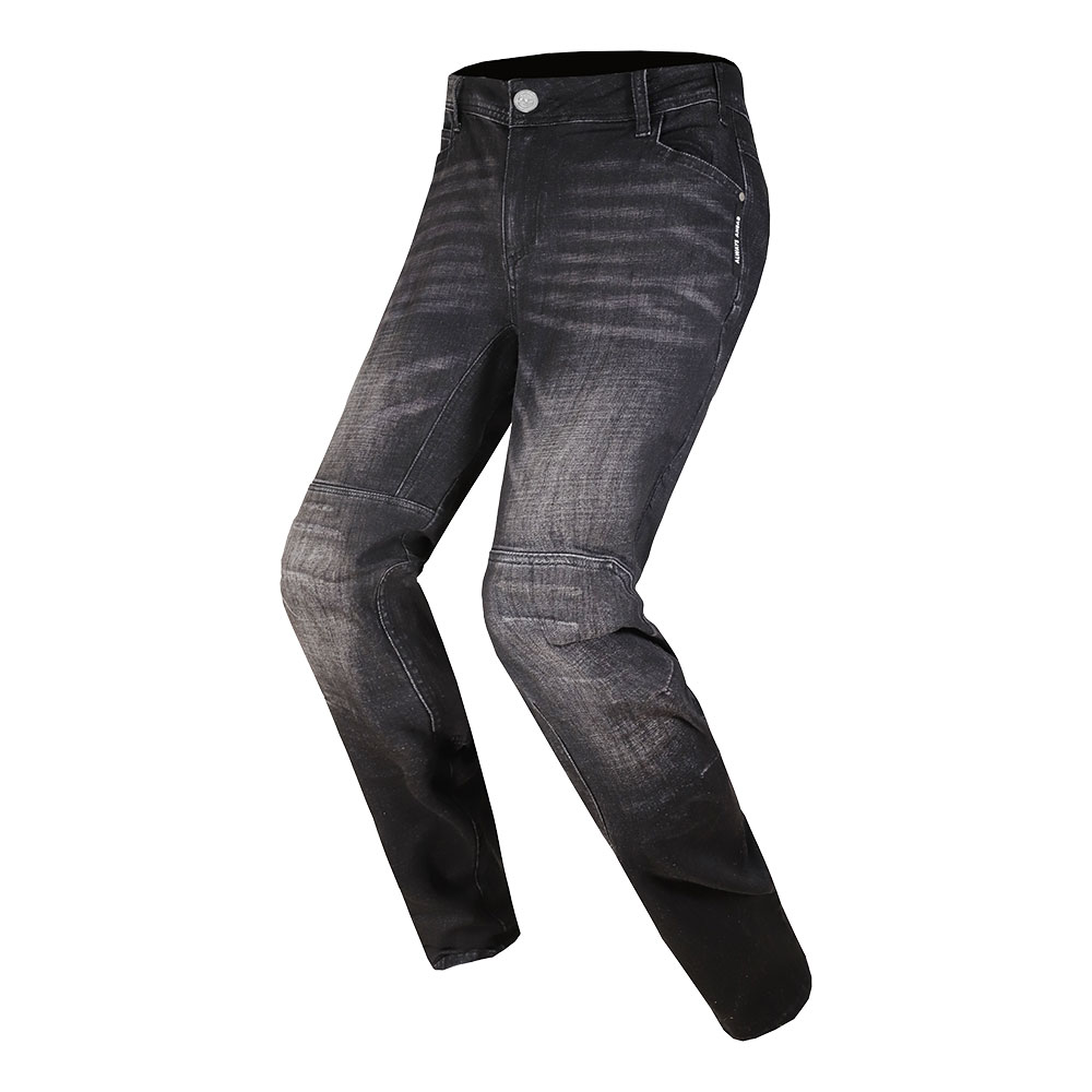 b593b373-cb07-466c-a81d-0c319b130e6b.jpg Pantalone LS2 DAKOTA JEANS muške crne - Slika 1