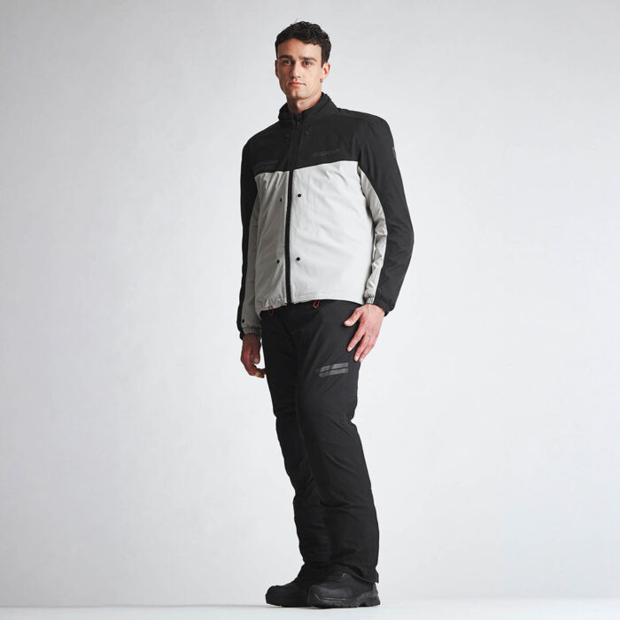 Pantalone ATLAZ svetlo sivo crne MODEKA - Slika 5