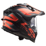 Kaciga LS2 Enduro MX701 EXPLORER ALTER mat crno narandžasta - Slika 7