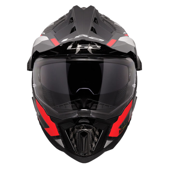 Kaciga LS2 Enduro MX701 EXPLORER CARBON FRONTIER II crvena - Slika 8