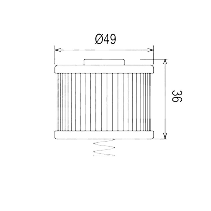 Filter ulja HF540 Hiflo - Slika 2