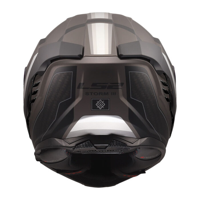Kaciga LS2 Full Face FF818 STORM III SPORTY crno siva - Slika 4
