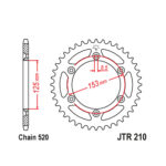 Lančanik zadnji JT JTR210-51SC (520) 51 zub