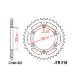 Lančanik zadnji JT JTR808-49 SC (520) 49 zuba - Slika 10