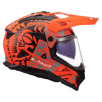 Kaciga LS2 Enduro MX702 PIONEER II RANGI mat narandžasta - Slika 6