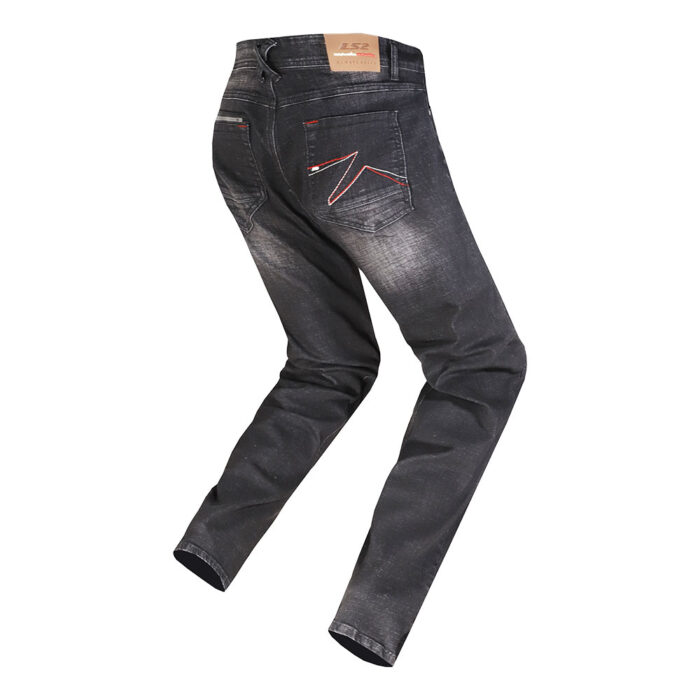 Pantalone LS2 DAKOTA JEANS muške crne - Slika 2
