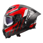 Kaciga LS2 Full Face FF807 DRAGON CARBON TRAX crvena - Slika 2