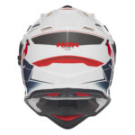 Kaciga NOX Enduro sa vizirom N312 VAPOR belo plavo crvena - Slika 3
