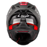 Kaciga LS2 Full Face FF807 DRAGON CARBON TRAX crvena - Slika 4