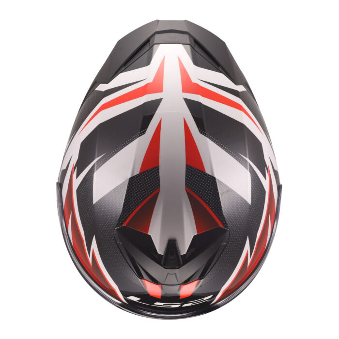 Kaciga LS2 Full Face FF820 RAPID III XTREM belo crno crvena - Slika 9
