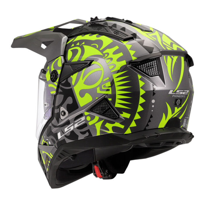 Kaciga LS2 Enduro MX702 PIONEER II RANGI žuta - Slika 3