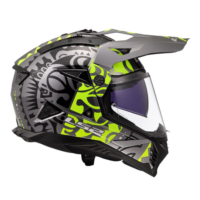 Kaciga LS2 Enduro MX702 PIONEER II RANGI žuta - Slika 6