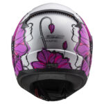 Kaciga LS2 Full Face FF353 RAPID II POPPIES roza - Slika 4