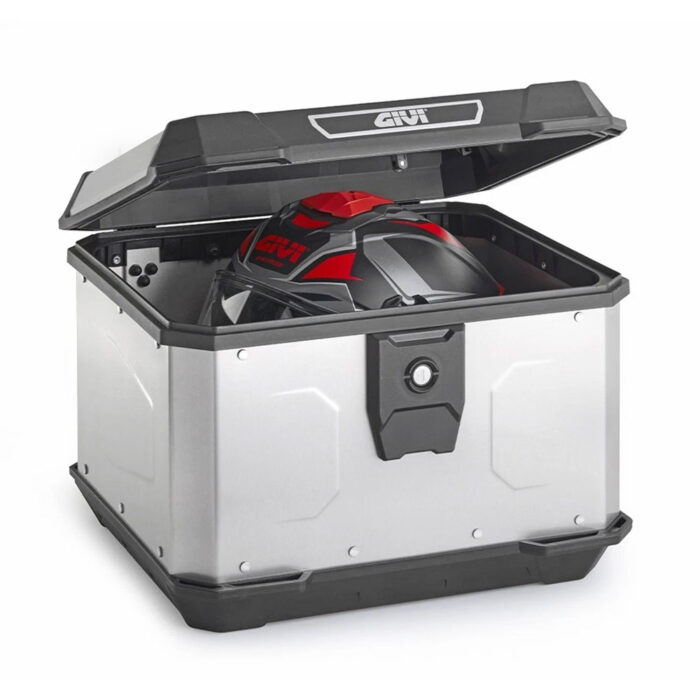 Centralni kofer GIVI ALPINA ALP44A ALU niklovani Monolock 44L - Slika 2