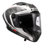 Kaciga LS2 Full Face FF805 THUNDER CARBON GP AERO RAUTE belo siva - Slika 7