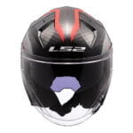 Kaciga LS2 Jet OF603 INFINITY II CARBON URUS crno crvena - Slika 8