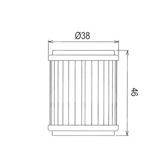 Filter ulja HF140 Hiflo - Slika 2
