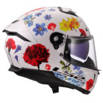 Kaciga LS2 Full Face FF808 STREAM II FLOWERS bela sa naočarima - Slika 6