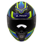 Kaciga LS2 Full Face FF353 RAPID II FLITZ žuto plava - Slika 8