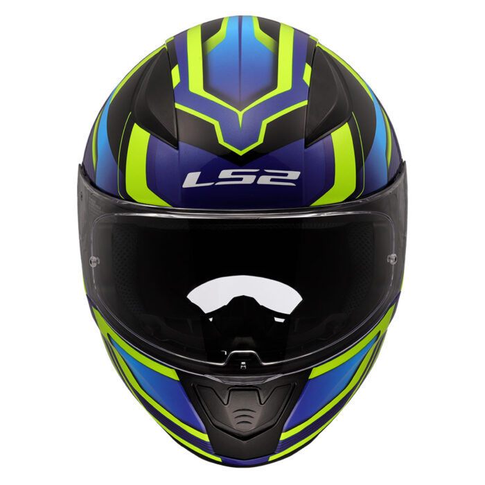 Kaciga LS2 Full Face FF353 RAPID II FLITZ žuto plava - Slika 8